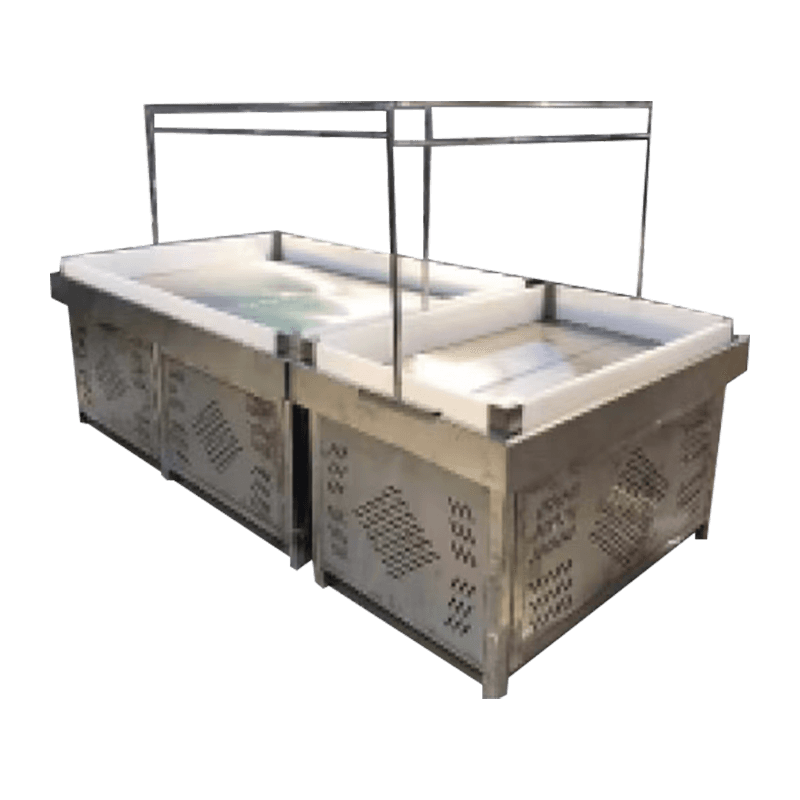 Visokoučinkovito osvijetljeno svježe stalak za izložbe